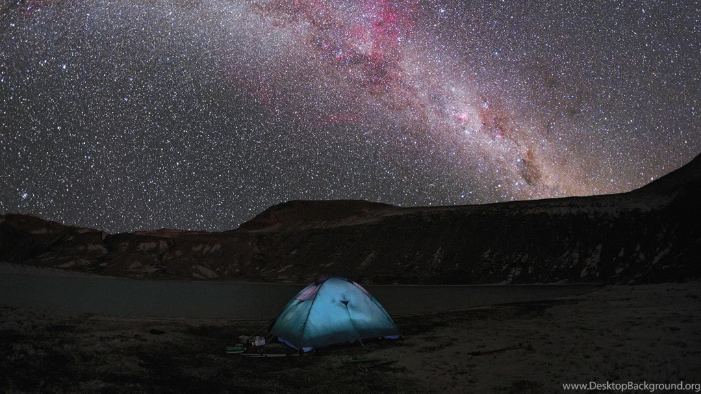 Chile Milky Way National Park Composite Wallpapers