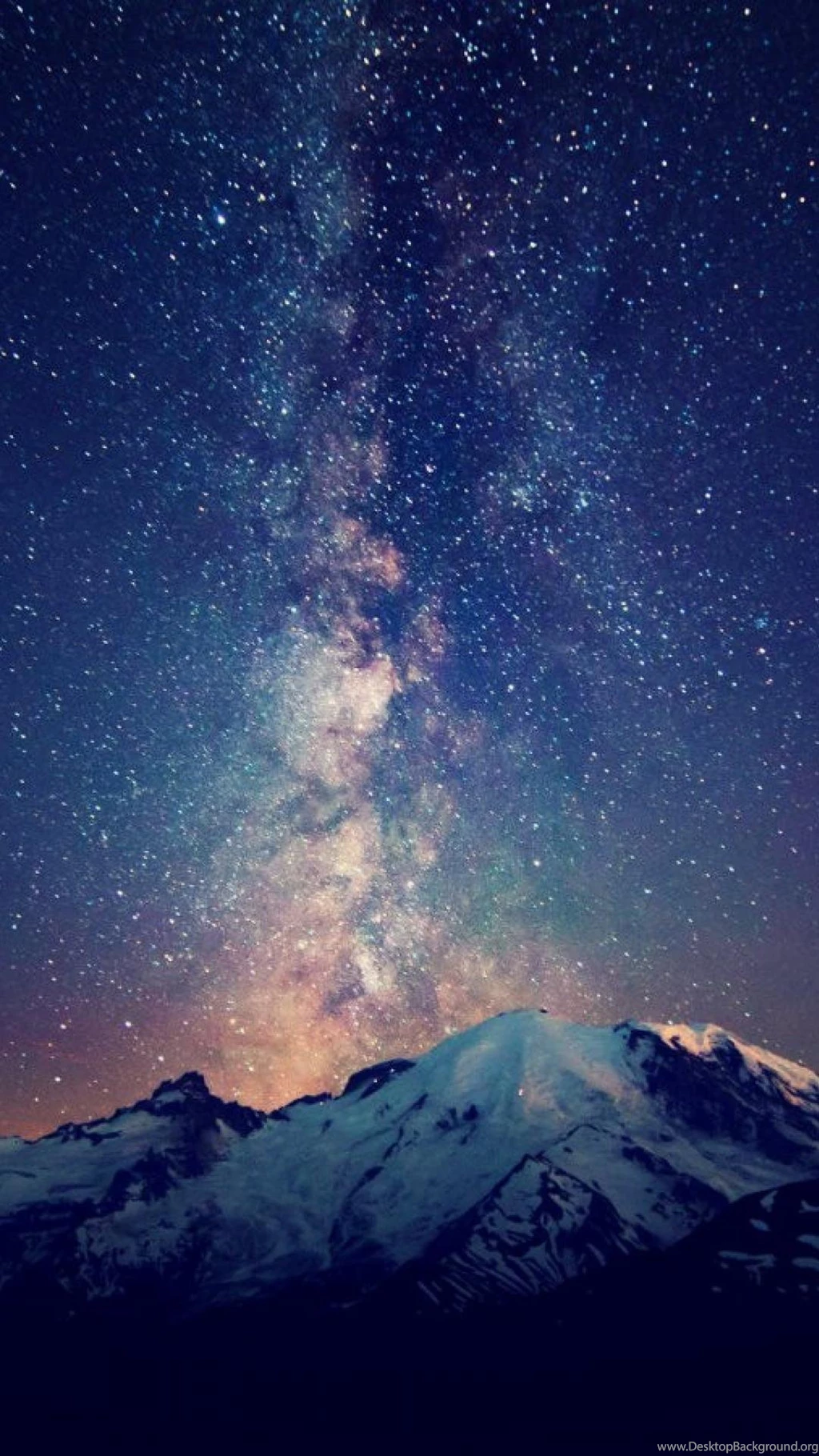 Milky Way In The Night Sky