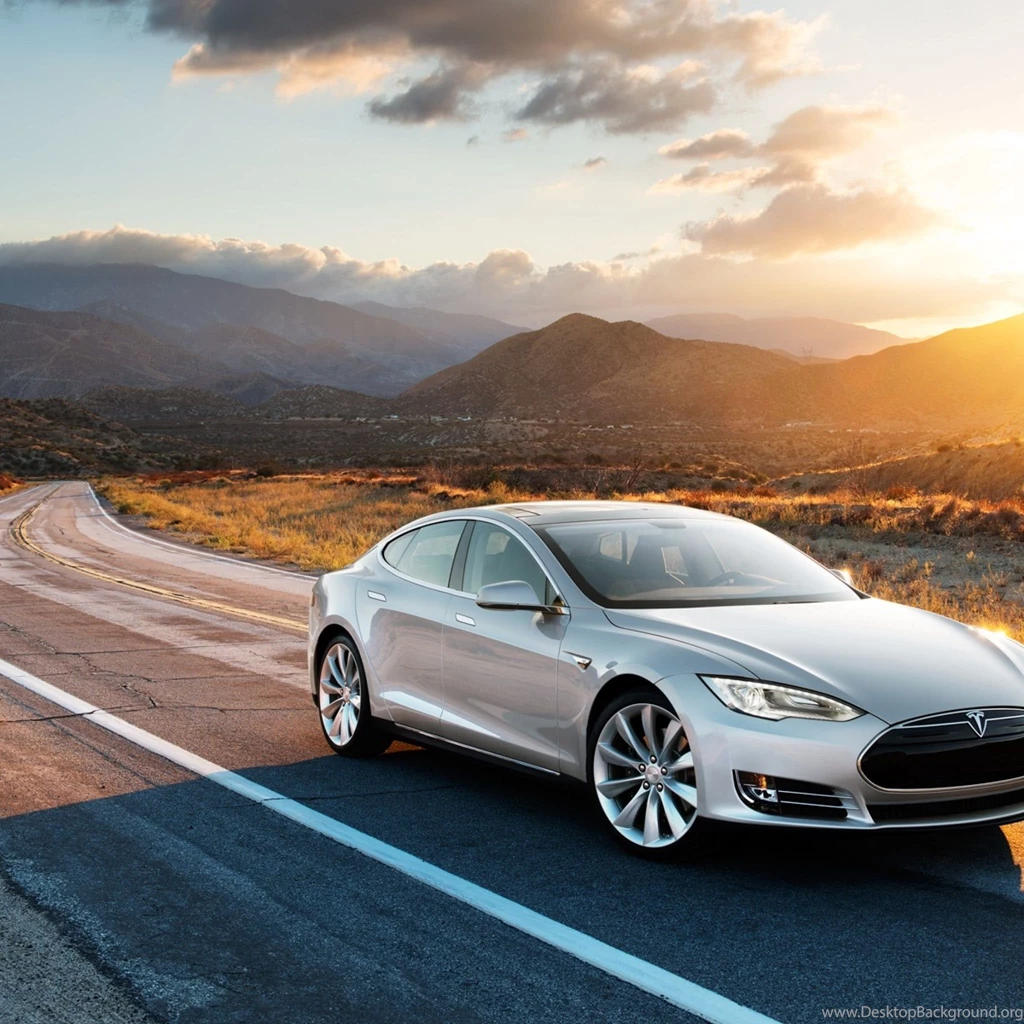 Tesla Model S Metal iPad 3,4 & Air Wallpapers