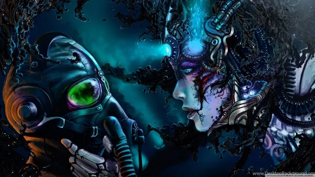 Cyberpunk Digital Art HD Desktop Wallpapers : High Definition : Mobile