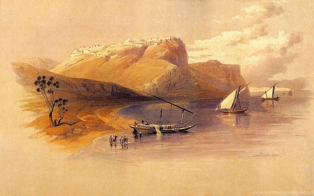 David Roberts Paintings : The Ancient Egyptian Civilization And ...