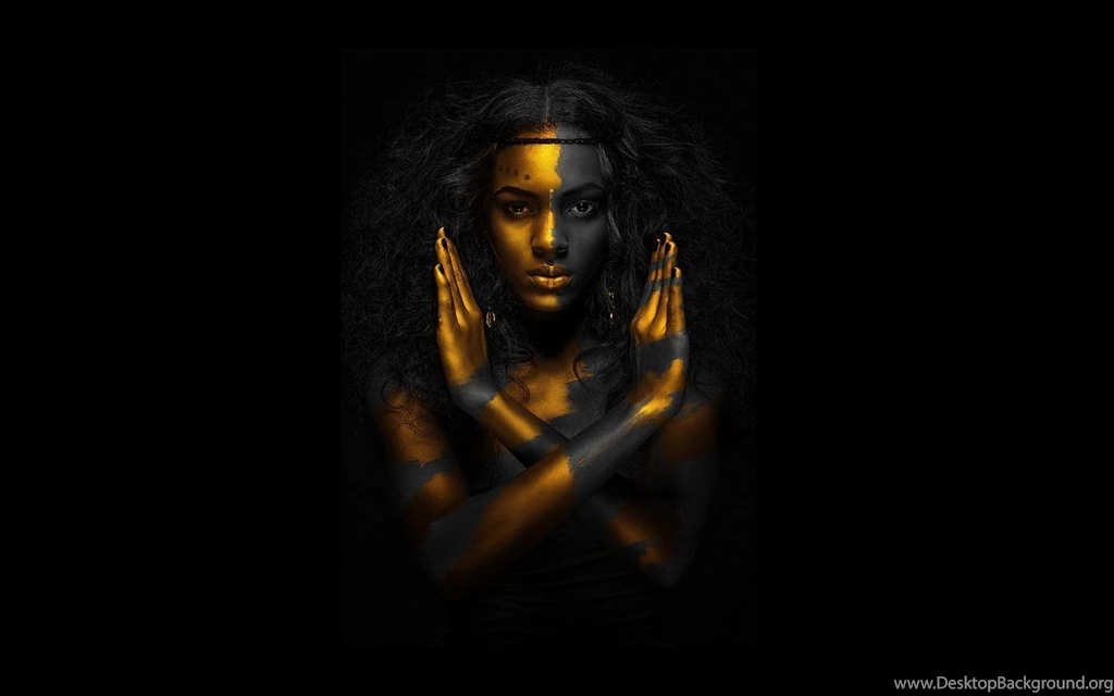 Egyptian Qeen Gold Black Woman 1920x1200 Resolution Wallpapers ...