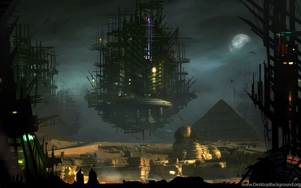 Future Egypt By Tarrzan Egyptian Sci fi Futuristic Wallpapers ...