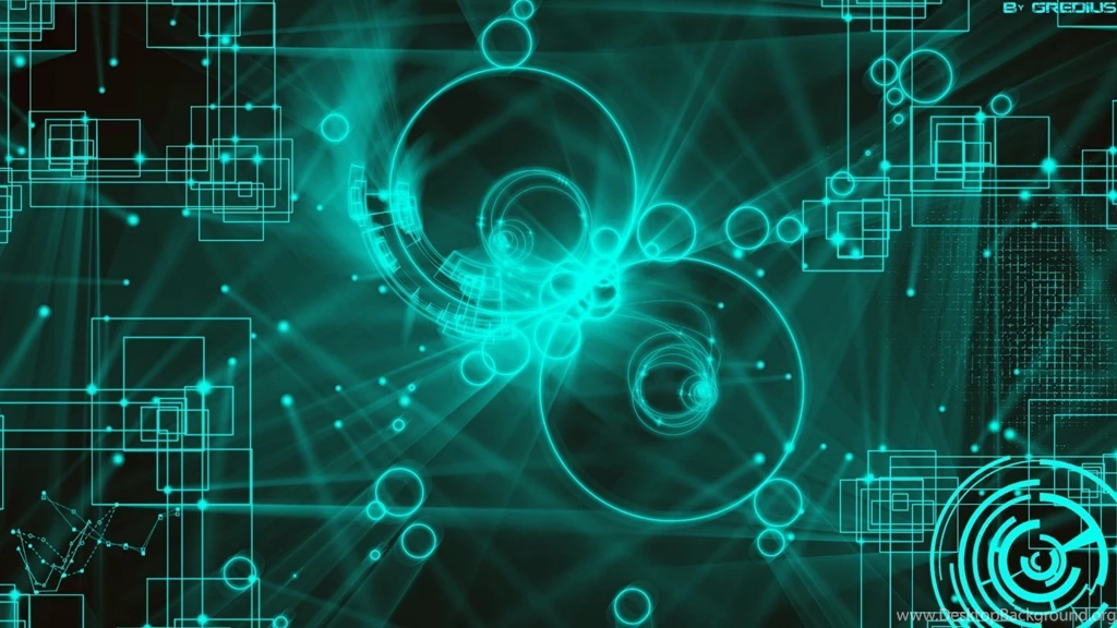 Abstract, Patterns, Circles, Techno, Technology, Shapes, Digital ...