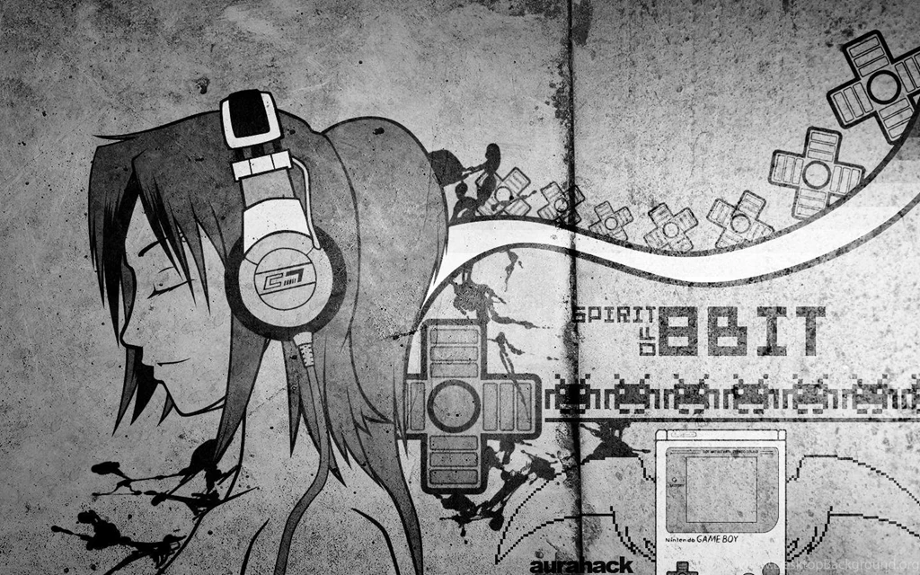 Girl With Headphones Wallpapers