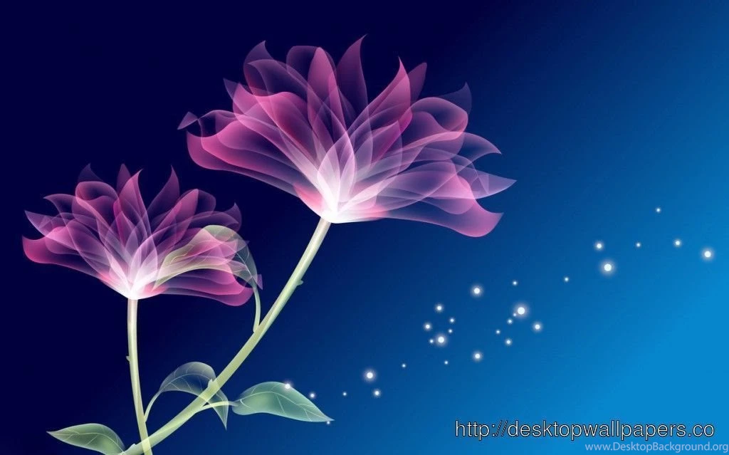 Purple Flower Transparent WallpaperDesktop Wallpapers Free Download