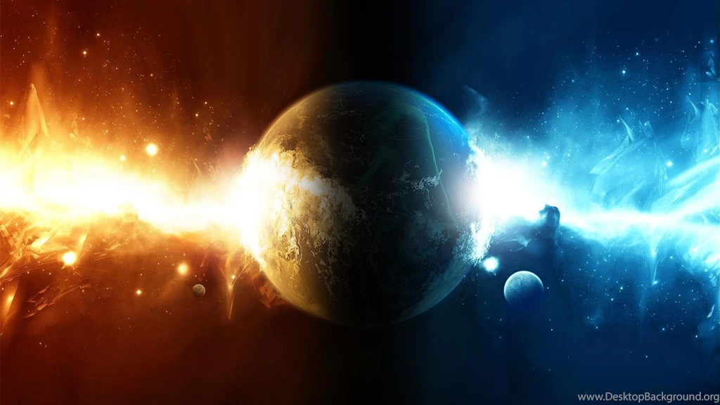 Cool Wallpapers 1920x1080 With Red And Blue Space
