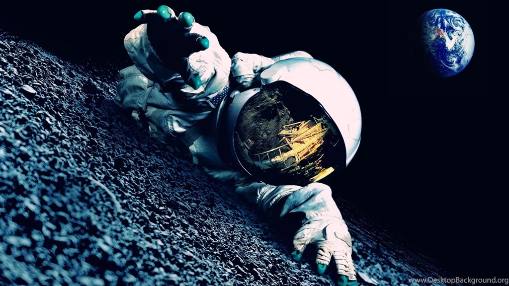 Astronaut On Moon Horror Wallpapers HD Download Desktop