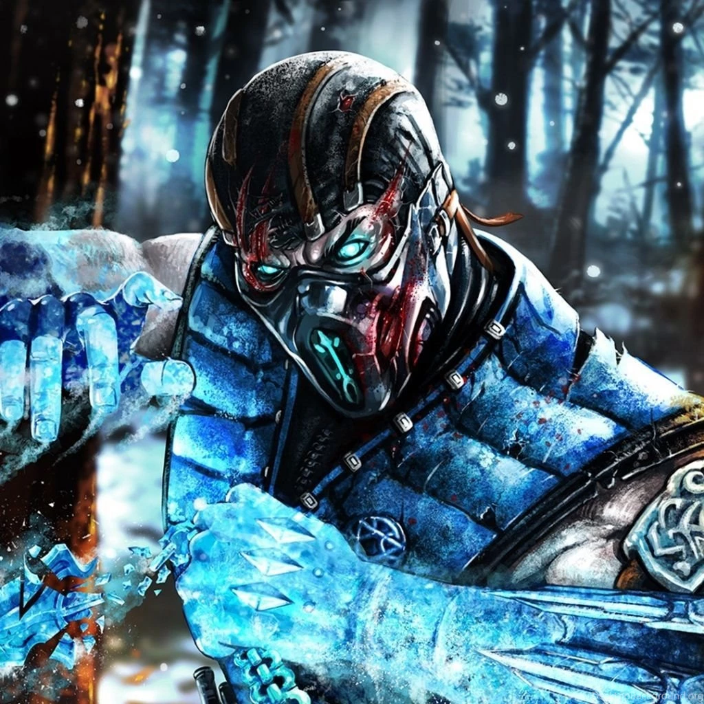 Download Wallpapers 1024x1024 Mortal Kombat, Sub zero, Ninja, Art ...