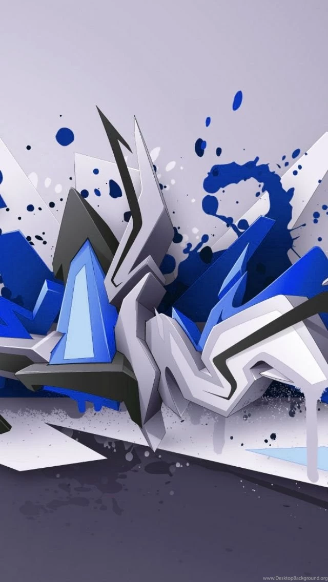 3d Graffiti iPhone 5 Wallpapers