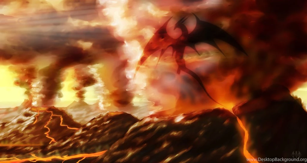 Volcano Backgrounds By H brid On DeviantArt