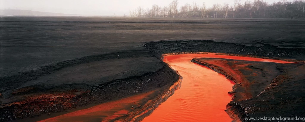 Download Wallpapers 2560x1024 Lava, After, Eruption, Volcano Dual ...
