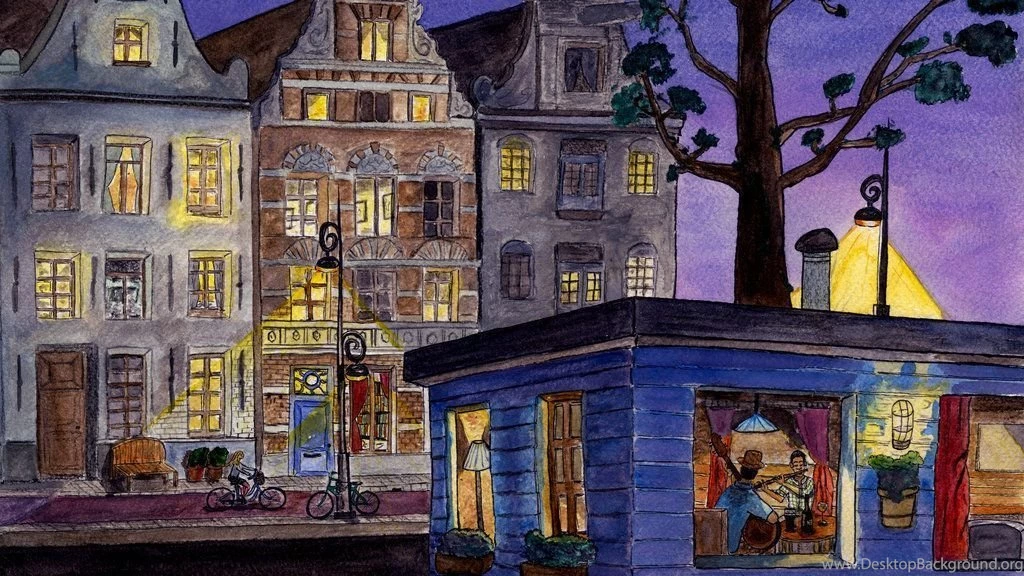 Wallpaper: Tunes In Amsterdam. By Themaninthehatart On DeviantArt