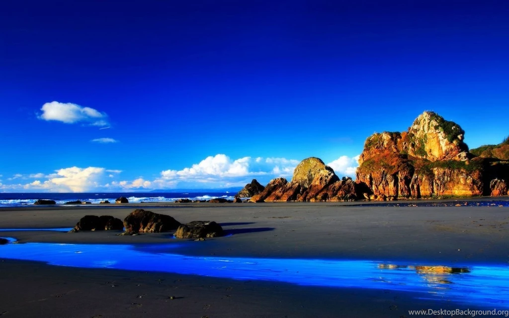 1440x900 Rocky Beach Hd Wallpapers