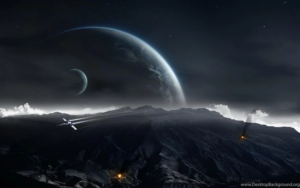 Space Dark Planet Desktop Wallpapers Hd Wallpapers Free To ...