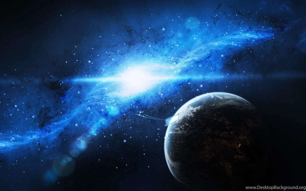 2560x1600 Spaceship, Stars, The Sky, Galaxy, Planet, Art, Earth ...