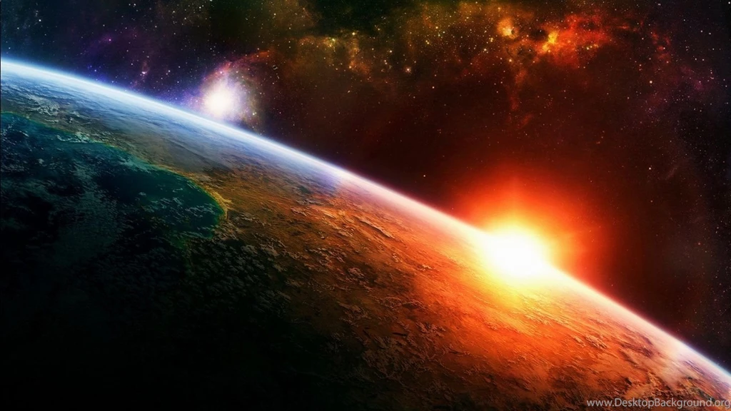 Sunrise In Space Wallpapers