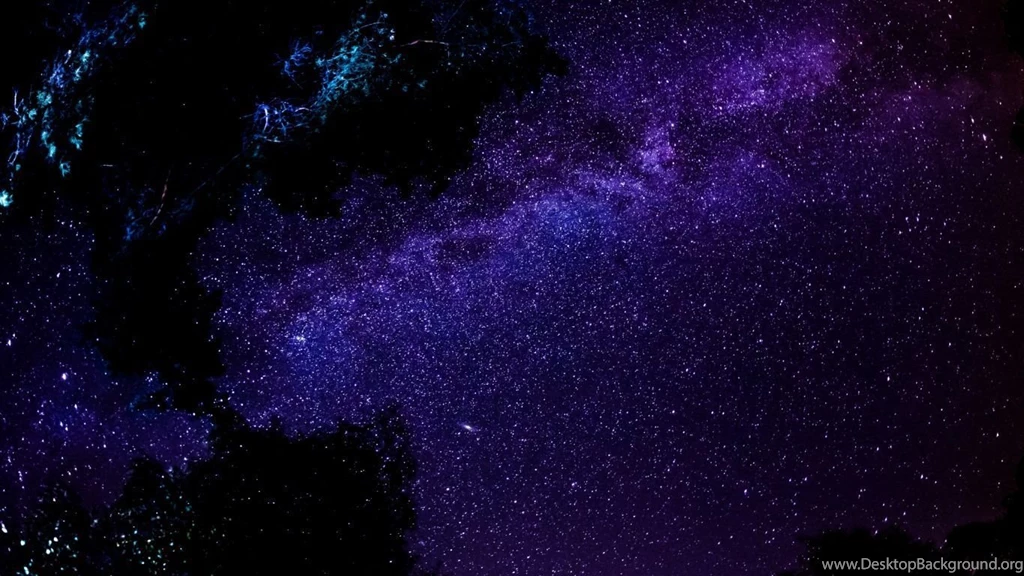 Download Wallpapers 1366x768 Milky Way, Stars, Night, Sky, Space ...