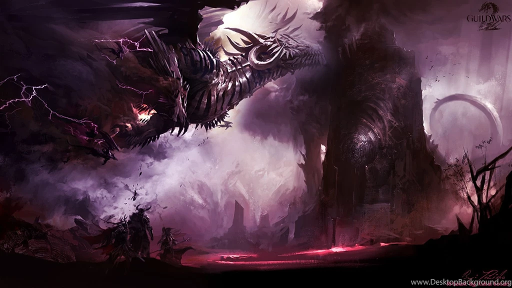 DeviantArt: More Like GW2 Dragon 1080p Wallpapers By AngelicBond