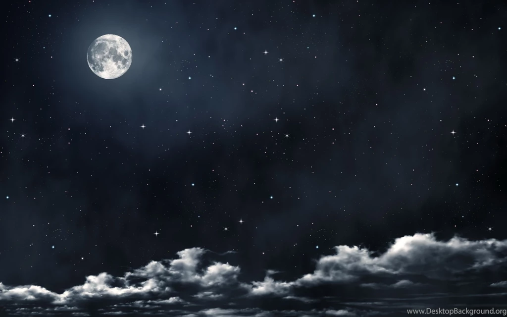 Good Night Pictures With Beautiful Full Moon HD Wallpapers