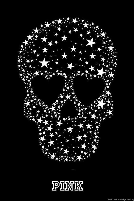 Starry Skull Phone Wallpapers