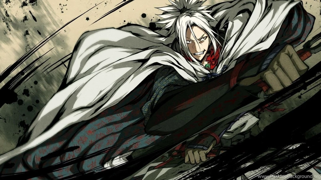Download Wallpapers 1366x768 Anime, Man, Blond, Anger, Wall Laptop ...