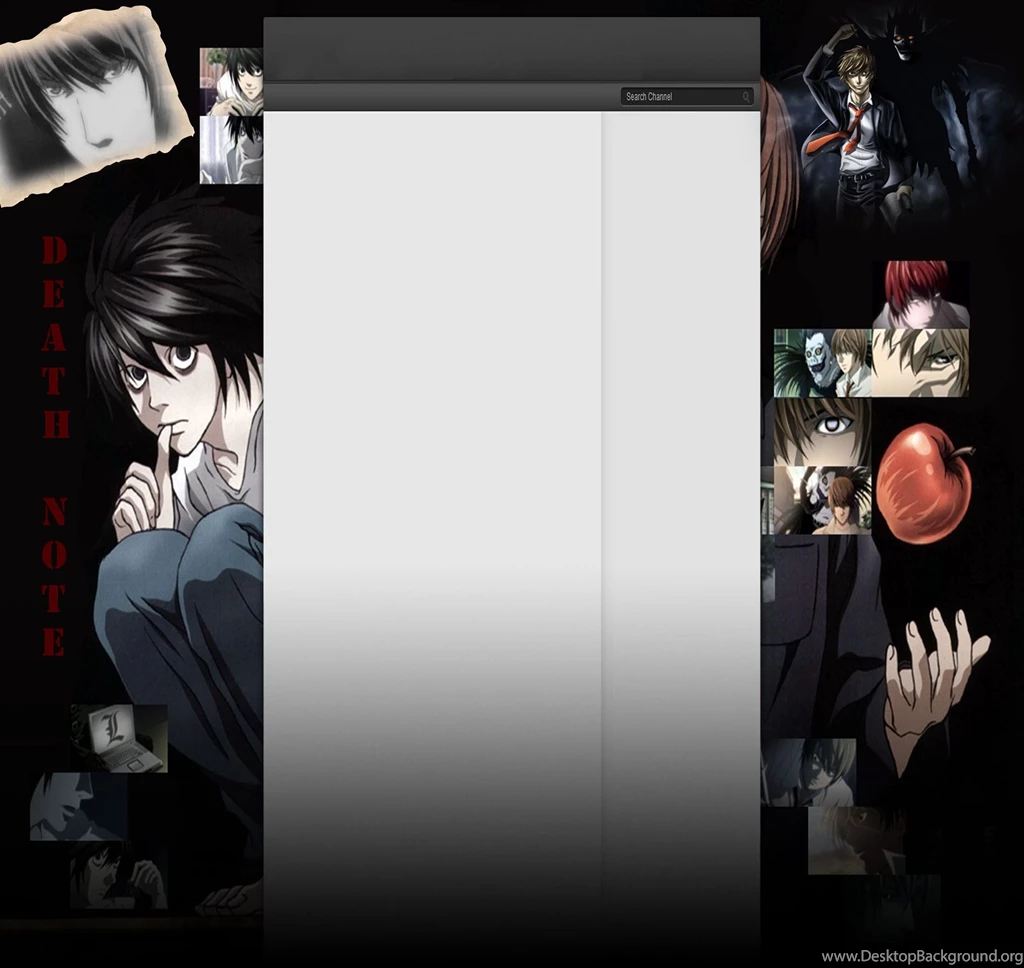 Death Note YouTube Backgrounds By Darkprinceofpersia1 On DeviantArt