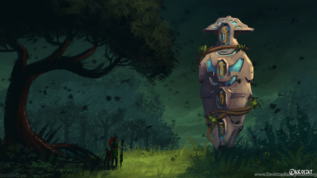 Download Wallpapers 3840x2160 Radiant Tower, Dota 2, Art 4K Ultra ...