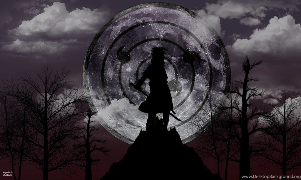 DeviantArt: More Like Sasuke Uchiha Rinnegan [Moon Eye] Wallpapers ...