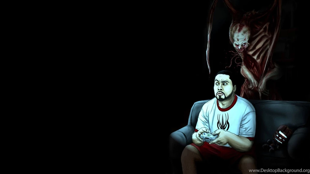 Download Wallpapers 1920x1080 Dead Space, Funny, Player, Joystick ...