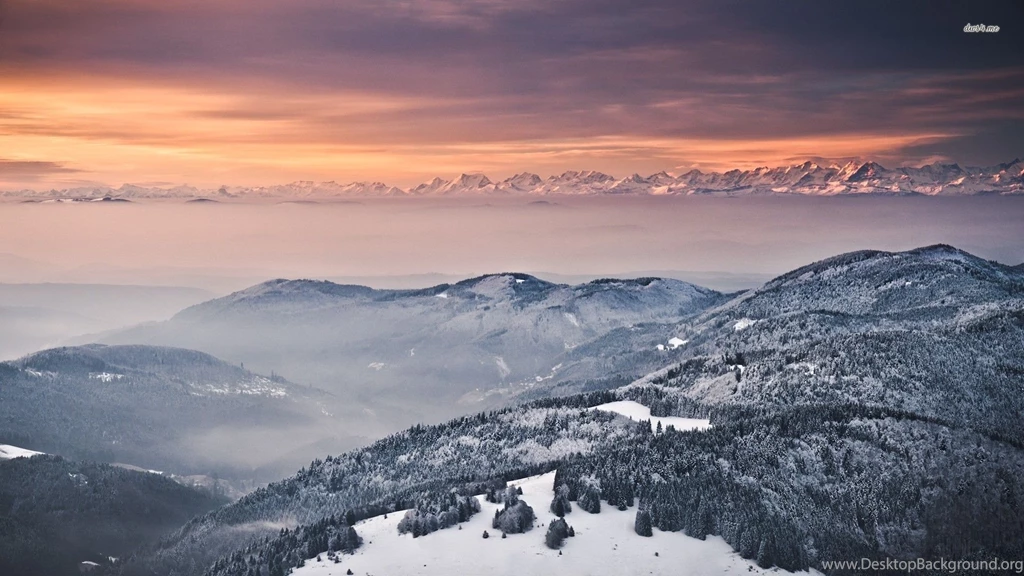 Clouds Covering The Alps Wallpapers Nature Wallpapers