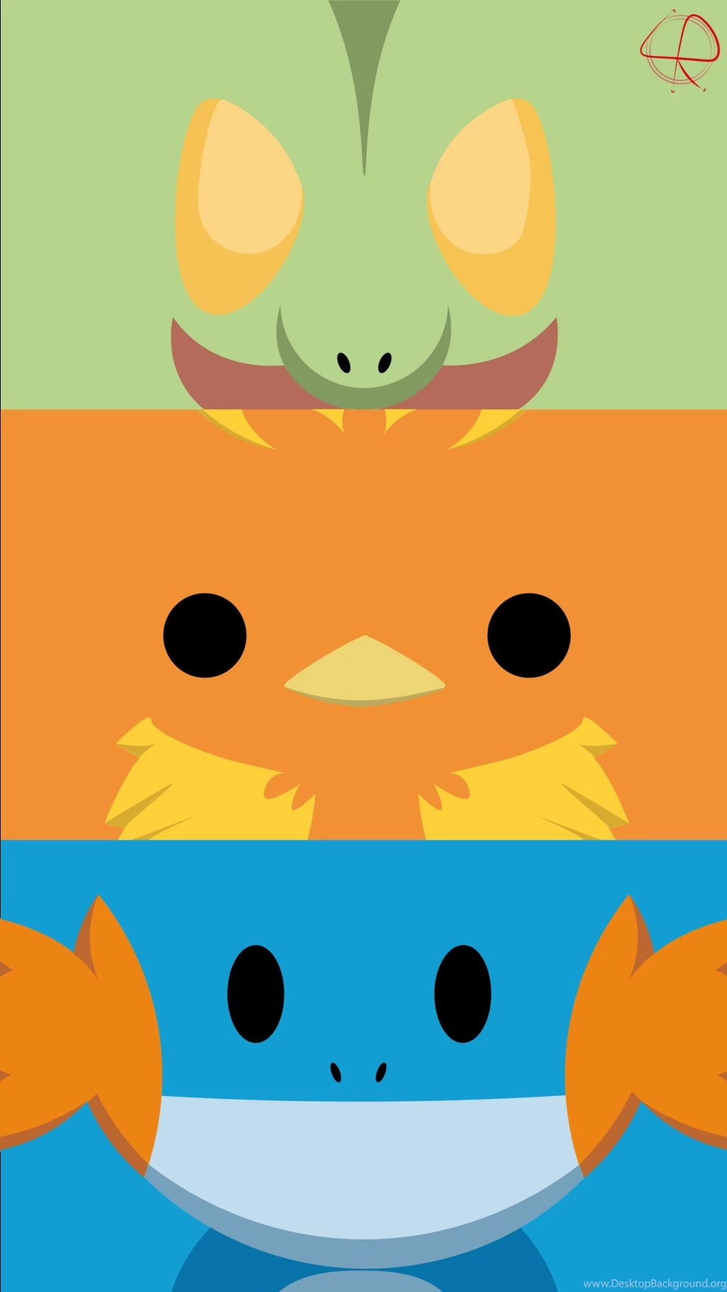 3rdGEN Starters Minimalist Phone Wallpapers By LeoRenahy On ...