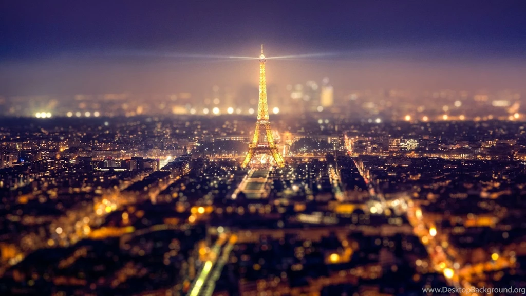 Eiffel Tower Metropolis Paris Night Lights Wallpapers 2048x1152 ...