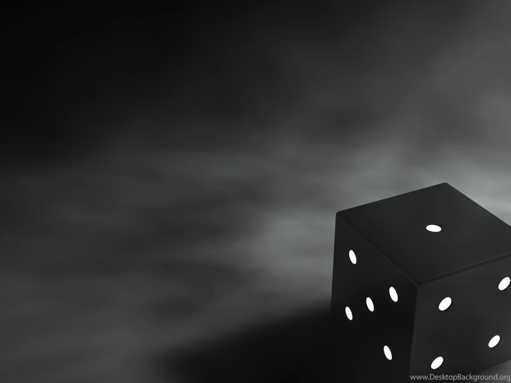 3D Black Dice Wallpapers Desktop