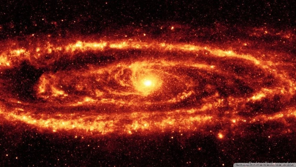 Fire Galaxy HD Desktop Wallpapers : Fullscreen : Dual Monitor