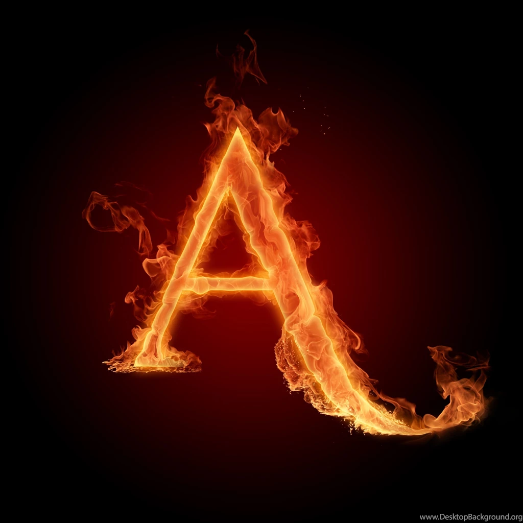 A Fire Letters Hd Wallpapers