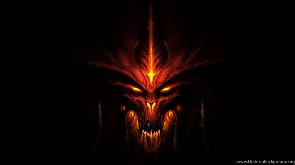 Download Wallpapers 1920x1080 Diablo, Face, Look, Fire Full HD ...