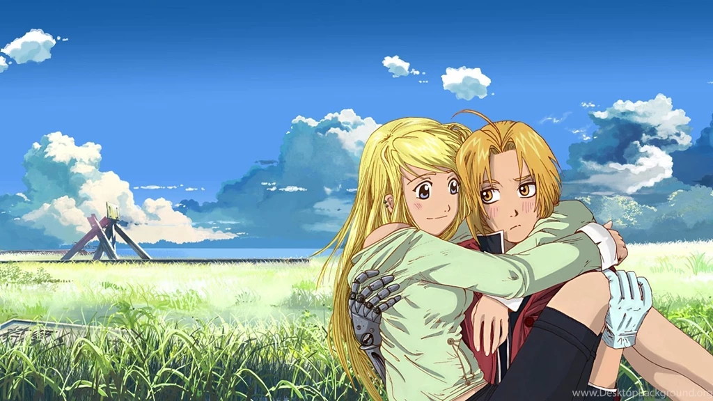 Download Wallpapers 1920x1080 Anime, Boy, Girl, Smile, Walk ...