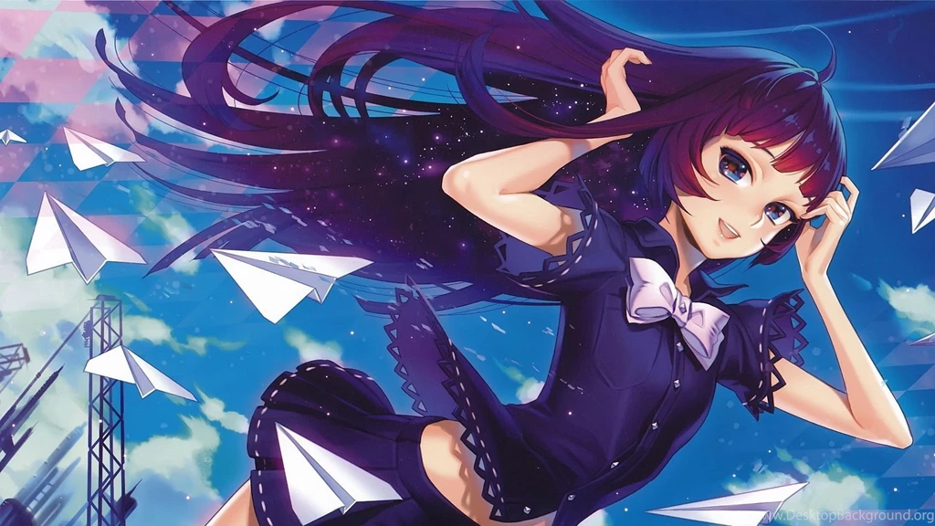 1920x1080 Paper Planes Anime Girl Wallpapers