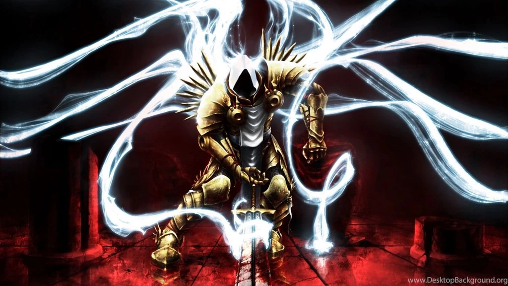 1366x768 Winged Warrior Knight Wallpapers