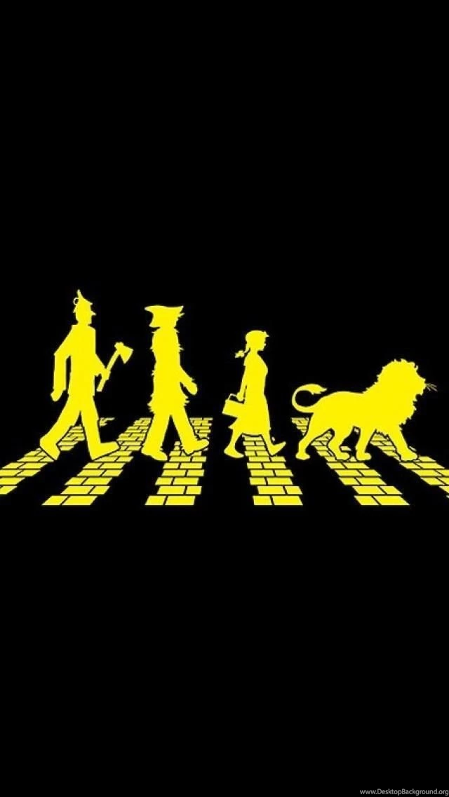 Yellow Wizard Of Oz The Beatles Bricks Wallpapers