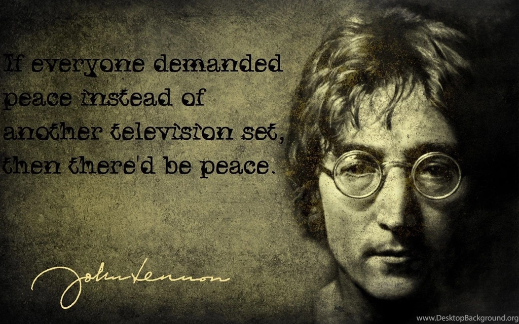 War Music Peace The Beatles John Lennon Wallpapers
