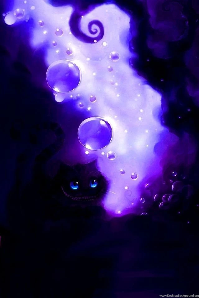 Purple Cat Iphone Wallpapers Iphone Wallpaper Backgrounds And ...