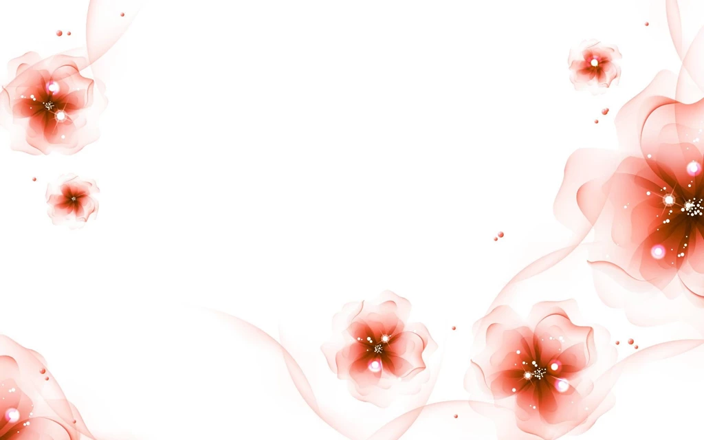Floral White Desktop Backgrounds