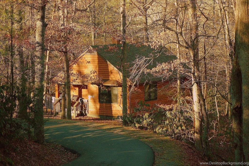 Houses: Cabin Hungry Mother Park Free Desktop Backgrounds For HD 16 ...