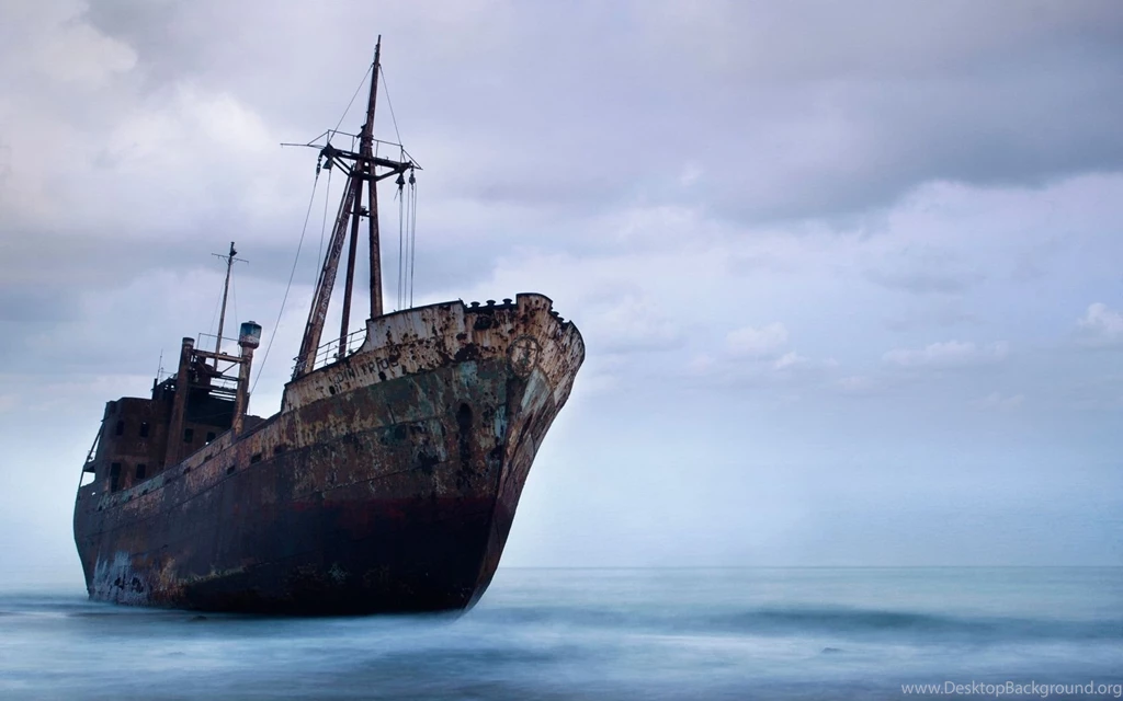 1680x1050 Abandoned Shipwreck Hd Wallpapers