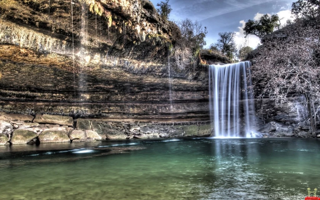 1680x1050 Canyon Waterfall Hd Wallpapers