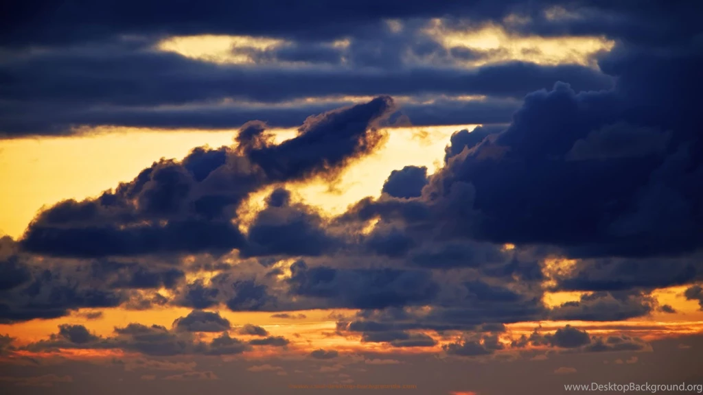 Cloud Layers At Dusk Dusk Desktop Backgrounds 1920x1080 Pixels