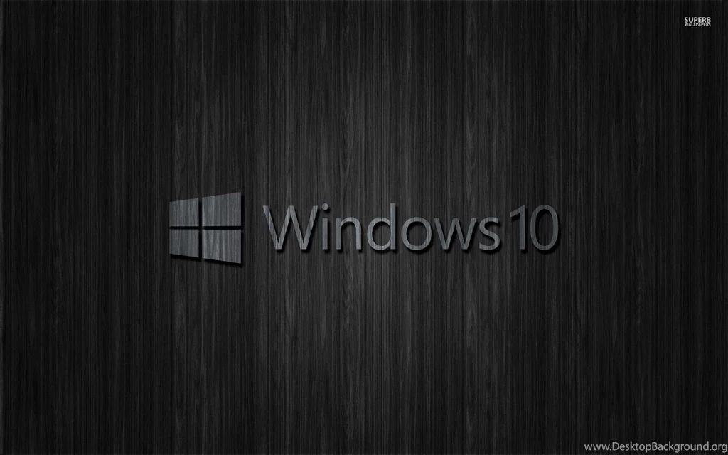 Windows 10 Transparent Text Logo On Dark Wood Wallpapers Computer ...
