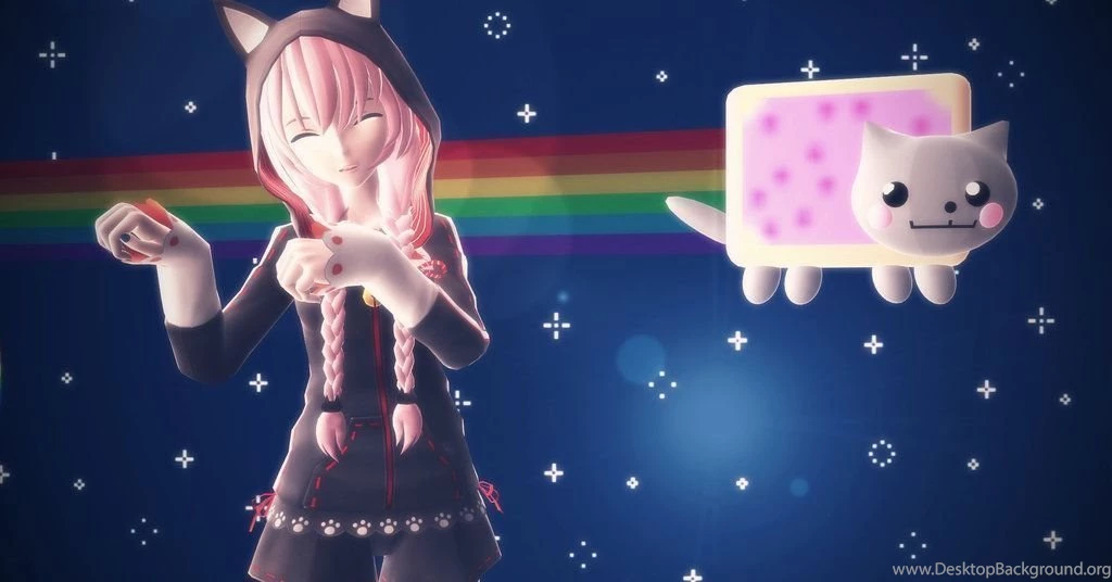 Mmd Luka NyanCat Wallpapers By XKamisaku On DeviantArt